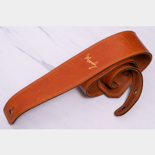 MOODY STRAPS Leather&Leather2.5" Standard Bitter Marmalade【GIB横浜】