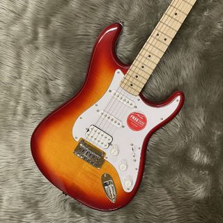Squier by FenderAffinity Series Stratocaster FMT HSS Maple Fingerboard White Pickguard Sienna Sunburst エレキギター