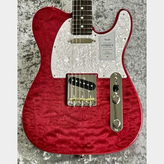 Fender ～2024Collection ～Made in Japan Hybrid II Telecaster QMT/Rosewood -Red Beryl- #JD24029230【3.20kg】