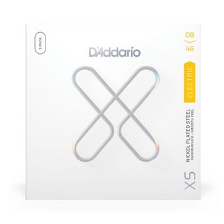 D'Addario XS Nickel Strings 3 Pack [XSE0946-3P/Super Light 09-46]