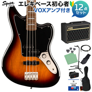 Squier by Fender CV JAGUAR BASS LRL 3TS ベース 初心者12点セット 【VOXアンプ付】