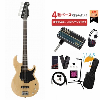 YAMAHABB234 イエローナチュラルサテン(YNS) BB200 Series Broad Bass VOXヘッドホンアンプ付属エレキベース初心