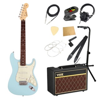 Fender MIJ Junior Collection Stratocaster RW SATIN DNB エレキギター VOXアンプ付き 入門11点 初心者セット