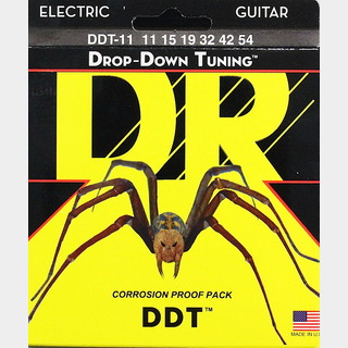 DR DR DDT DDT-11/54 Drop-Down Tuning Extra Heavy エレキギター弦×3セット