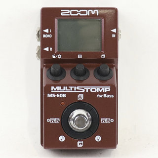 ZOOM 【中古】 ベース用 マルチエフェクター ZOOM MultiStomp MS-60B ズーム ベースエフェクター