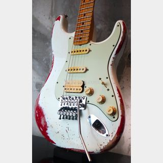 Fender Custom Shop Stratocaster 60‘s / S-S-H Heavy Relic / FRT / Ltd White Lightning