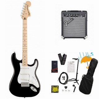 Squier by FenderAffinity Series Stratocaster Maple FB WH PG Black エレキギター Fender 10Wアンプ付属エレキギター初心