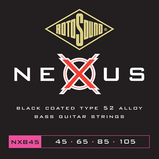 ROTOSOUND Nexus Bass Medium Black Coated Type 52 Alloy, NXB45 (.045-.105)