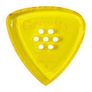 Gravity Guitar Picks Tripp -Standard Multi-Hole- GTRS4PM 4.0mm Yellow ギターピック