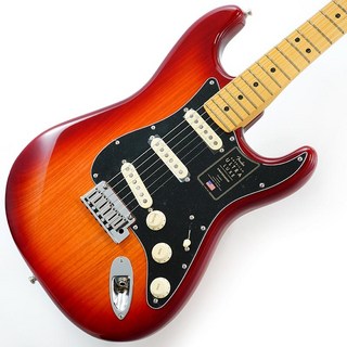 Fender American Ultra Luxe Stratocaster (Plasma Red Burst/Maple)