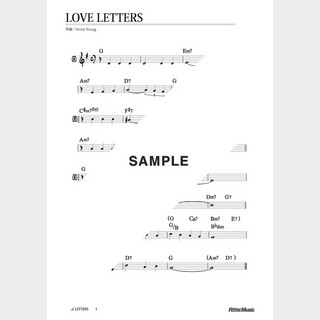 楽譜Love Letters