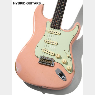 Fender Custom Shop 30th Anniversary Limited Custom Built 1960 Stratocaster Heavy Relic Aged Shell Pink  2017
