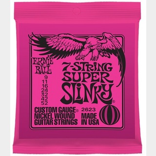 ERNIE BALLアーニーボール 2623 7-String Super Slinky 7弦エレキギター弦×6セット