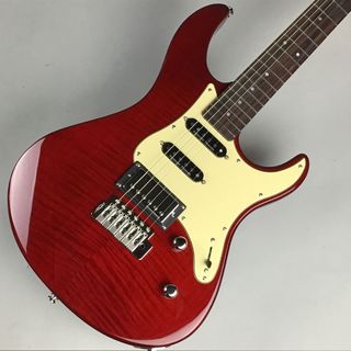 YAMAHA PACIFICA612VIIFMX Fired Red |現物画像 フィギュア杢ネック個体