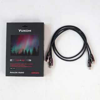 Audioquest 【中古】 audioquest  XLRケーブル 1M 2本セット ペア YUKON 1メートル YUKON01X オーディオクエスト