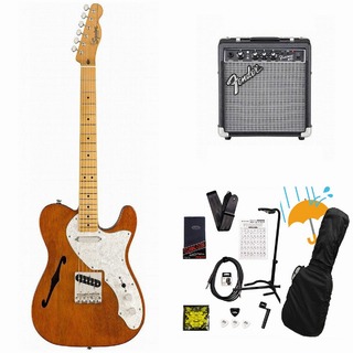 Squier by Fender Classic Vibe 60s Telecaster Thinline Maple FB Natural エレキギター Fender 10Wアンプ付属エレキギター