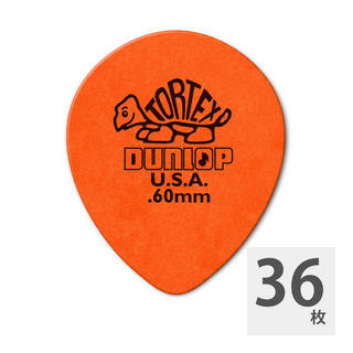 Jim Dunlop413R TORTEX TEAR DROP/0.60×36枚