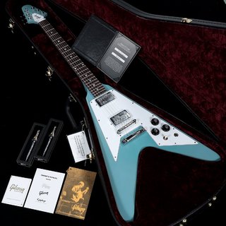 Gibson Custom Shop 70s Flying V Dot Inlay Maui Blue w/Matching Headstock VOS【渋谷店】《長期展示品特価》