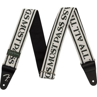 Fender George Harrison All Things Must Pass Logo Strap (White/Black) [#0990639046]