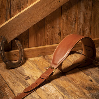 Blue Bell Straps1938 The Johnson Strap Aniline -Mid Brown-【ギブソンフロア取扱品】