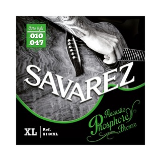 SAVAREZA140XL Phosphore Bronze Extra Light アコースティックギター弦×3セット