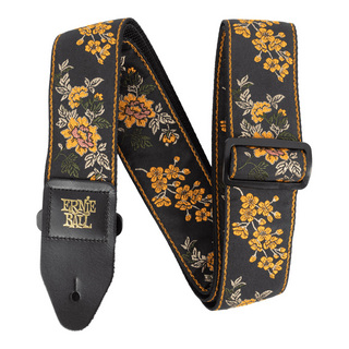 ERNIE BALL #5363 Classic Jacquard Guitar Strap/Bass Strap - Tangerine Blossom【即日発送】