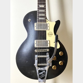 Heritage【激渋なエイジド加工が施された一本!!】Custom Shop Artisan Aged H-150 Plain Top Bigsby -Space Black-