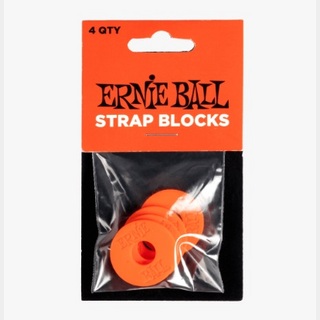 ERNIE BALL STRAP BLOCKS【Red - 4P】