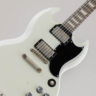 Gibson Custom ShopMurphy Lab 1961 SG Standard Fat Neck Polaris White Heavy Aged【S/N:300854】
