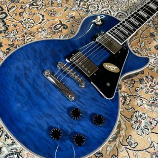 Epiphone Les Paul Custom Quilt Viper Blue (バイパーブルー) エレキギター レスポールカスタム 島村楽器限定