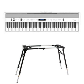 Rolandローランド FP-60X-WH Digital Piano ホワイト デジタルピアノ キーボードスタンド 2点セット [鍵盤 Dset]