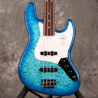 Fender 2024 Collection Made in Japan Hybrid II Jazz Bass QMT Rosewood FB Aquamarine [限定モデル][S/N JD2402