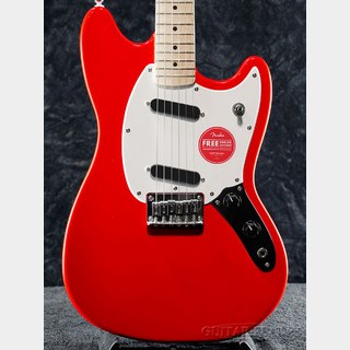 Squier by Fender 《未展示品!!》Sonic Mustang -Torino Red-【薄く軽量なボディ!!】