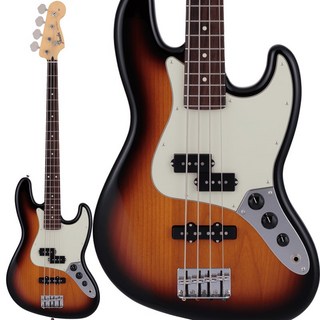 Fender 2024 Collection Hybrid II Jazz Bass PJ (3-Color Sunburst/Rosewood)
