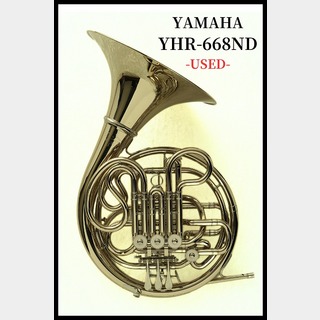 YAMAHA YHR-668ND 《フルダブル・ベルカットホルン》《洋白・クリアラッカー仕上げ》《中古品》