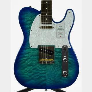 Fender 2024 Collection Made in Japan Hybrid II Telecaster Quilt (Aquamarine)