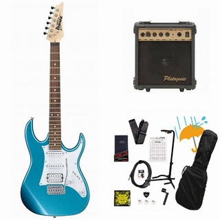 IbanezGio GRX40-MLB (Metallic Light Blue) 入門用  PG-10アンプ付属エレキギター初心者セットR【WEBSHOP】