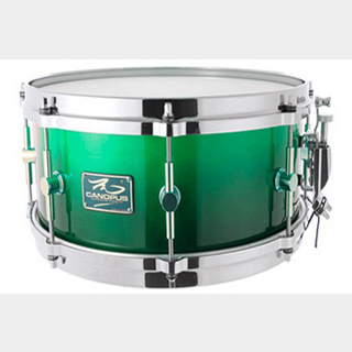 canopus The Maple 6.5x12 Snare Drum Emerald Fade LQ