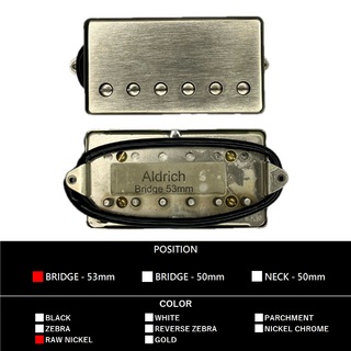 Suhr Aldrich Bridge 53mm (Raw Nickel)