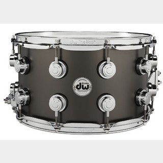 dw DRVD0814SVCBK [ Collector's Series Satin Black over Brass Snare ]【ドラパラ大阪出展商品】