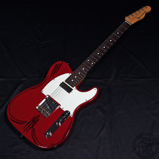 KAMINARIRaiu~雷雨~ Telecaster type【Cardinal Red with Black Pinstripe】