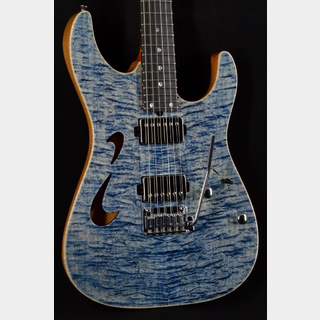 T's GuitarsDST-Hollow24 Mahogany-Limited Trans Blue Denim【ローン36回払いまで無金利】