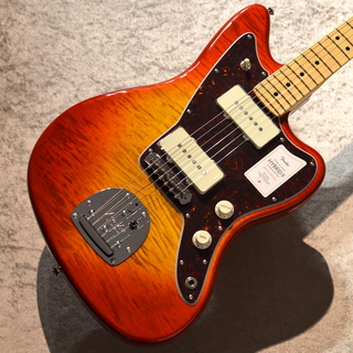 Fender2024 Collection Made in Japan Hybrid II Jazzmaster ～Flame Sunset Orange Transparent～ #JD24005596