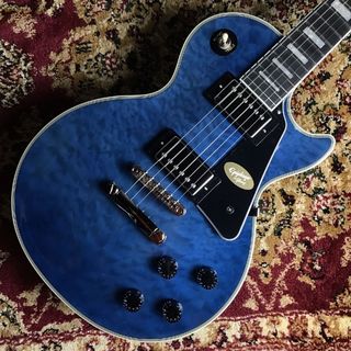 Epiphone （エピフォン）Les Paul Custom Quilt Viper Blue (バイパーブルー) エレキギター レスポールカスタム 島村