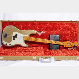 Fender Custom Shop Custom Built J Signature Precision Bass Heavy Relic Champagne Gold