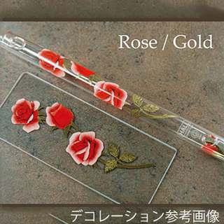 HALL CRYSTALD Flute Offset:Rose with Gold（ローズ/ゴールド） [22214]