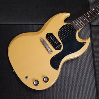 Gibson Custom Shop Murphy Lab 1963 SG Junior Lightning Bar Ultra Light Aged TV Yellow【御茶ノ水本店 FINEST GUITARS】