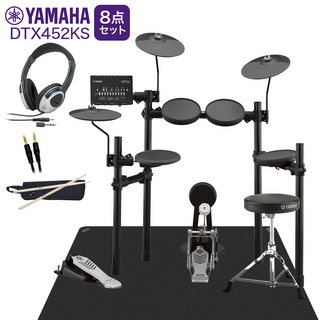 YAMAHA DTX452KS マット付き自宅練習8点セット 電子ドラムセット 【島村楽器WEBSHOP限定】