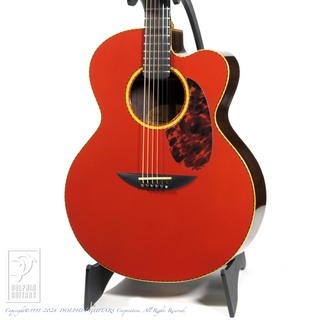 VERSOUL Buxom Minor 6 Cutaway Gold Label (Fiesta Red Top)