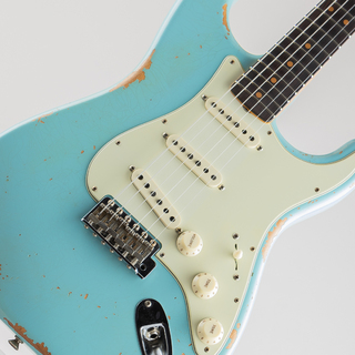 Fender Custom Shop 1964 L-Series Stratocaster Heavy Relic Aged Daphne Blue 2023